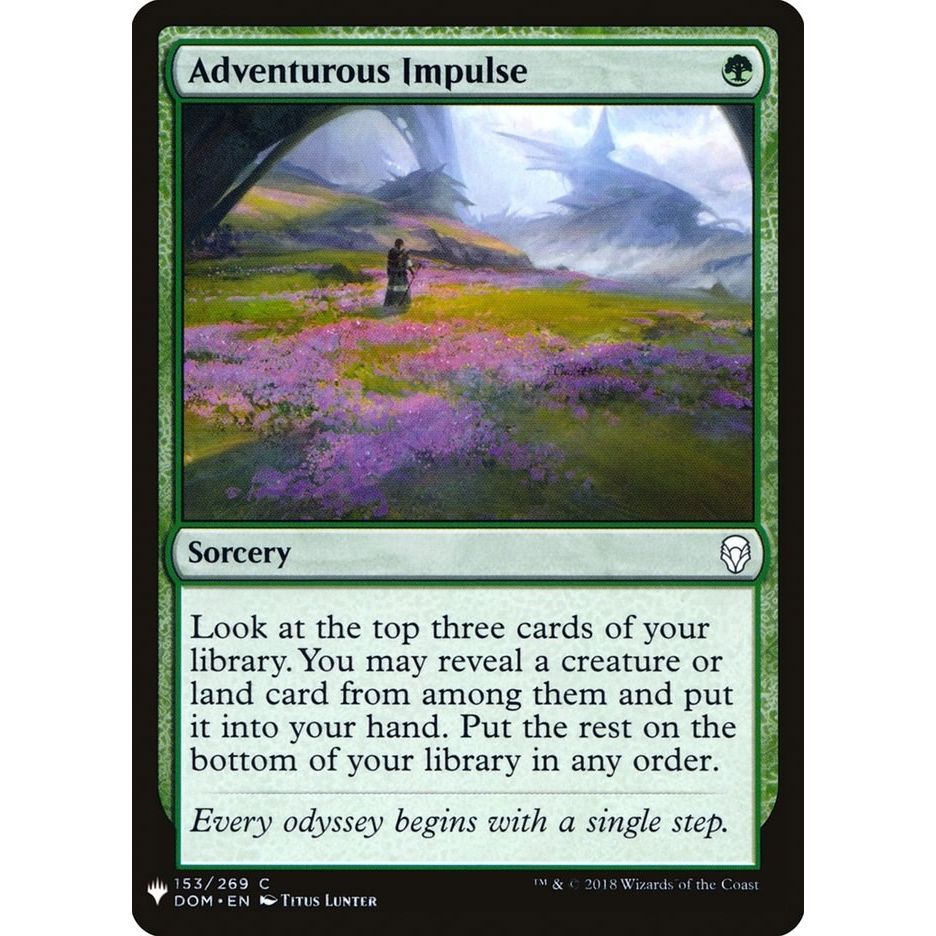 Image for Adventurous Impulse (153) (LIST) - Magic: The Gathering