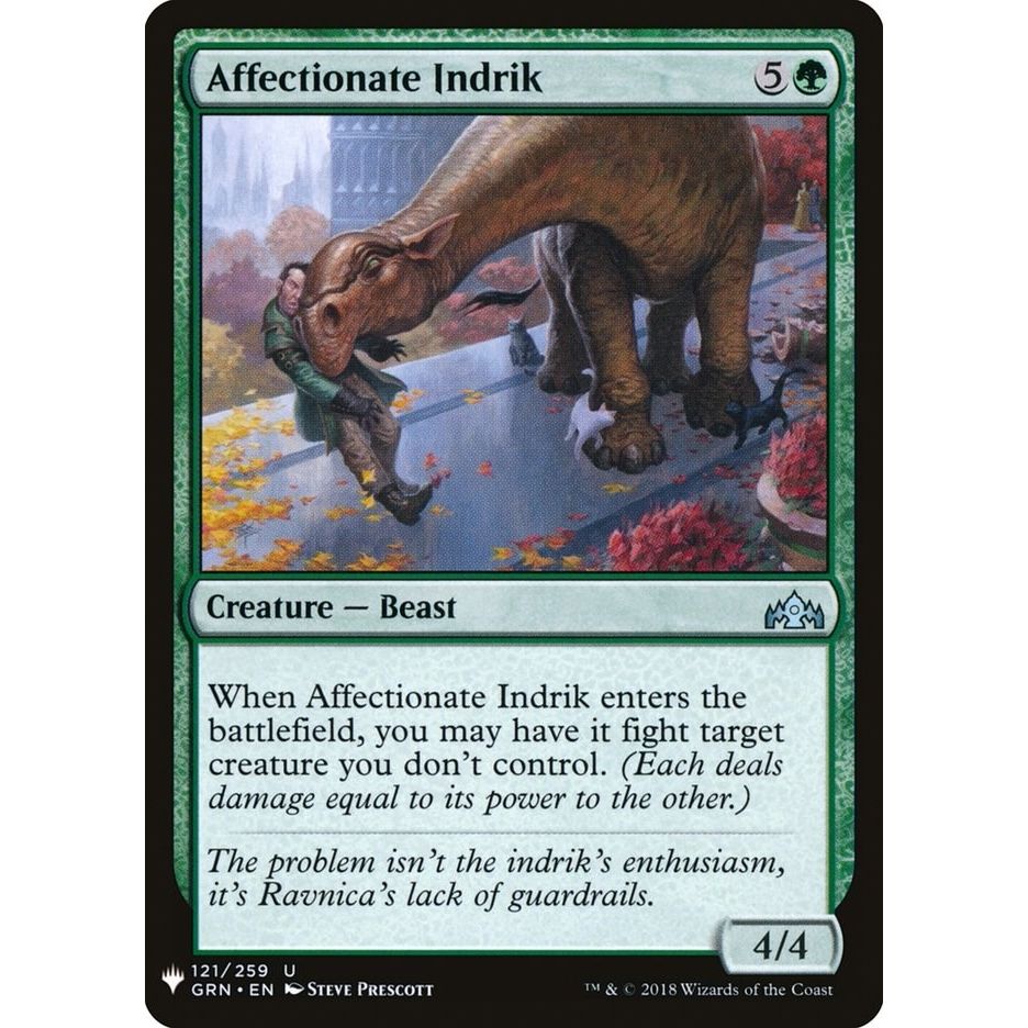 Image for Affectionate Indrik (121) (LIST) - Magic: The Gathering