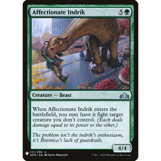 Image for Affectionate Indrik (121) (LIST) - Magic: The Gathering