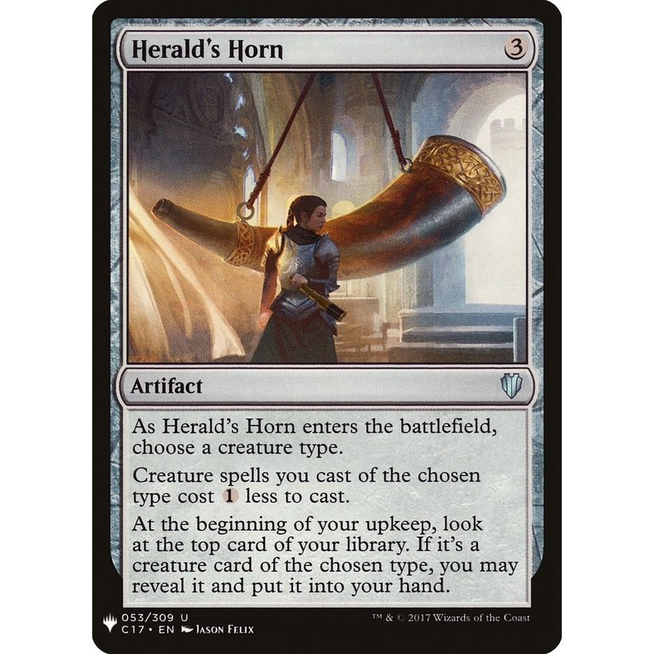 Image for Herald's Horn (53) (LIST) - Magic: The Gathering