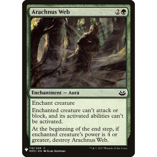 Image for Arachnus Web (118) (LIST) - Magic: The Gathering