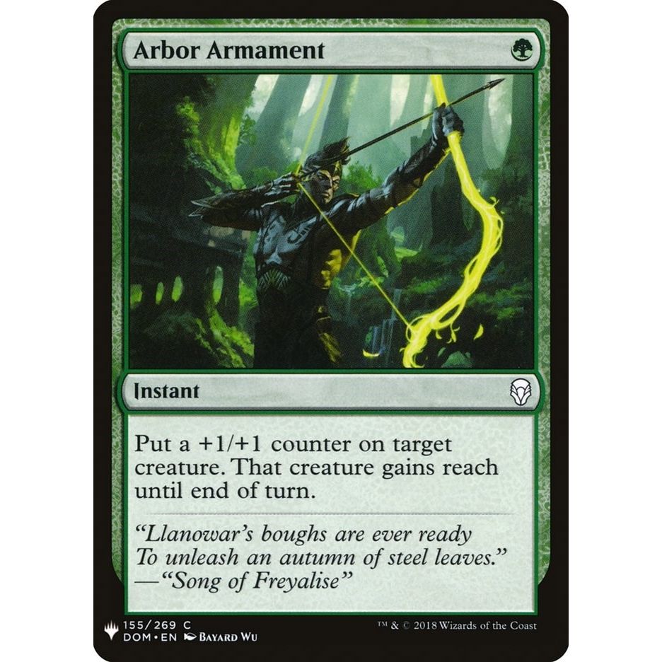 Image for Arbor Armament (155) (LIST) - Magic: The Gathering