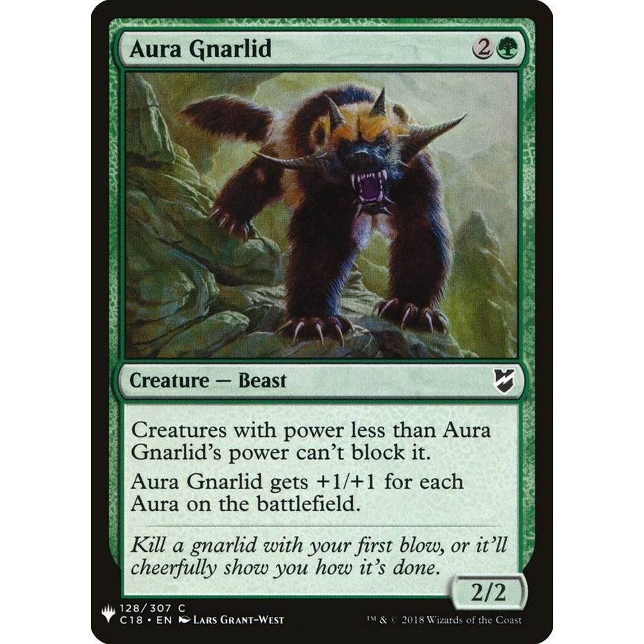 Image for Aura Gnarlid (128) (LIST) - Magic: The Gathering