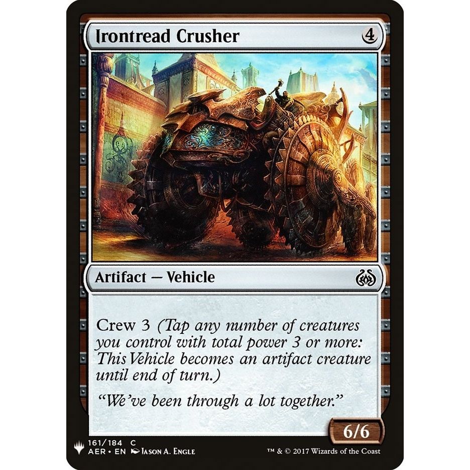 Image for Irontread Crusher (161) (LIST) - Magic: The Gathering
