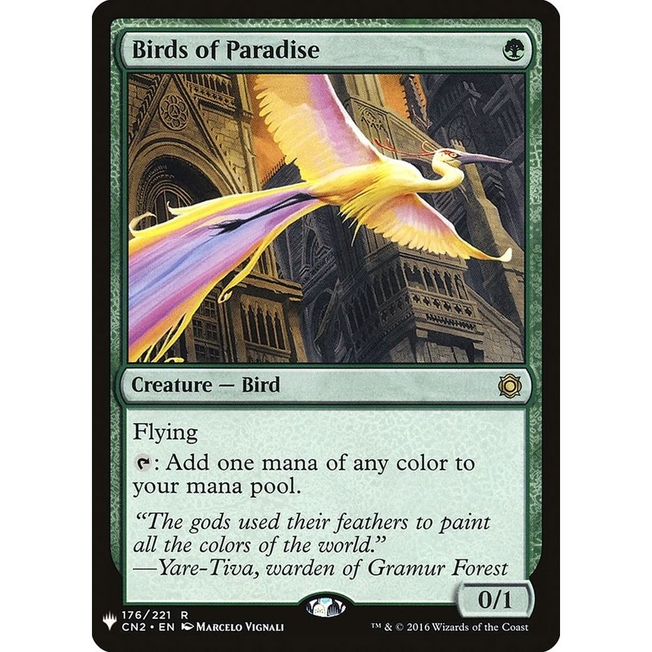 Image for Birds of Paradise (176) (LIST) - Magic: The Gathering