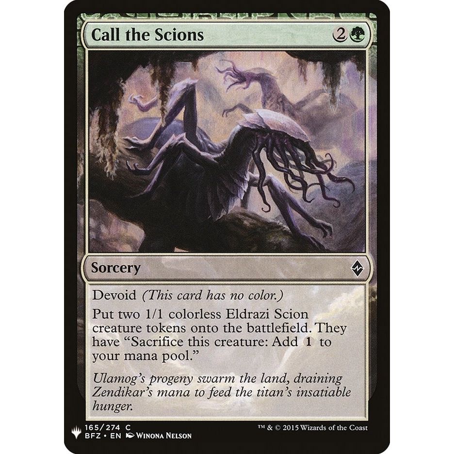 Image for Call the Scions (165) (LIST) - Magic: The Gathering