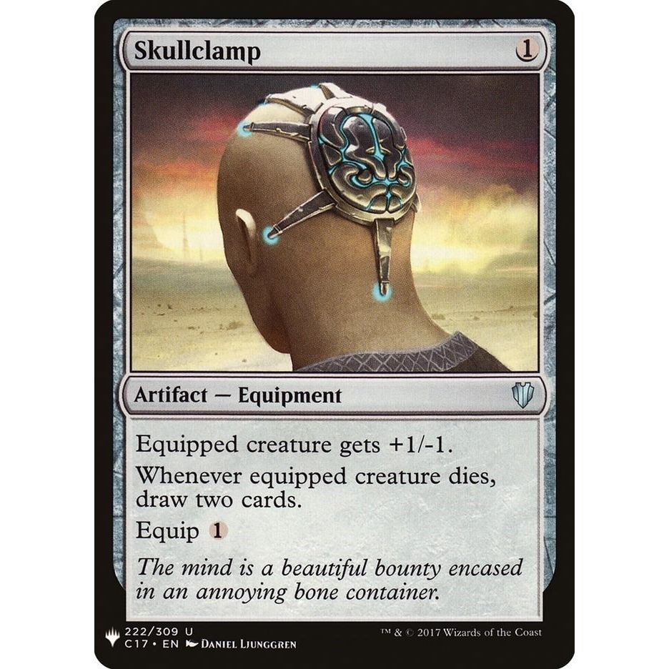 Image for Skullclamp (C17) (222) (LIST) - Magic: The Gathering