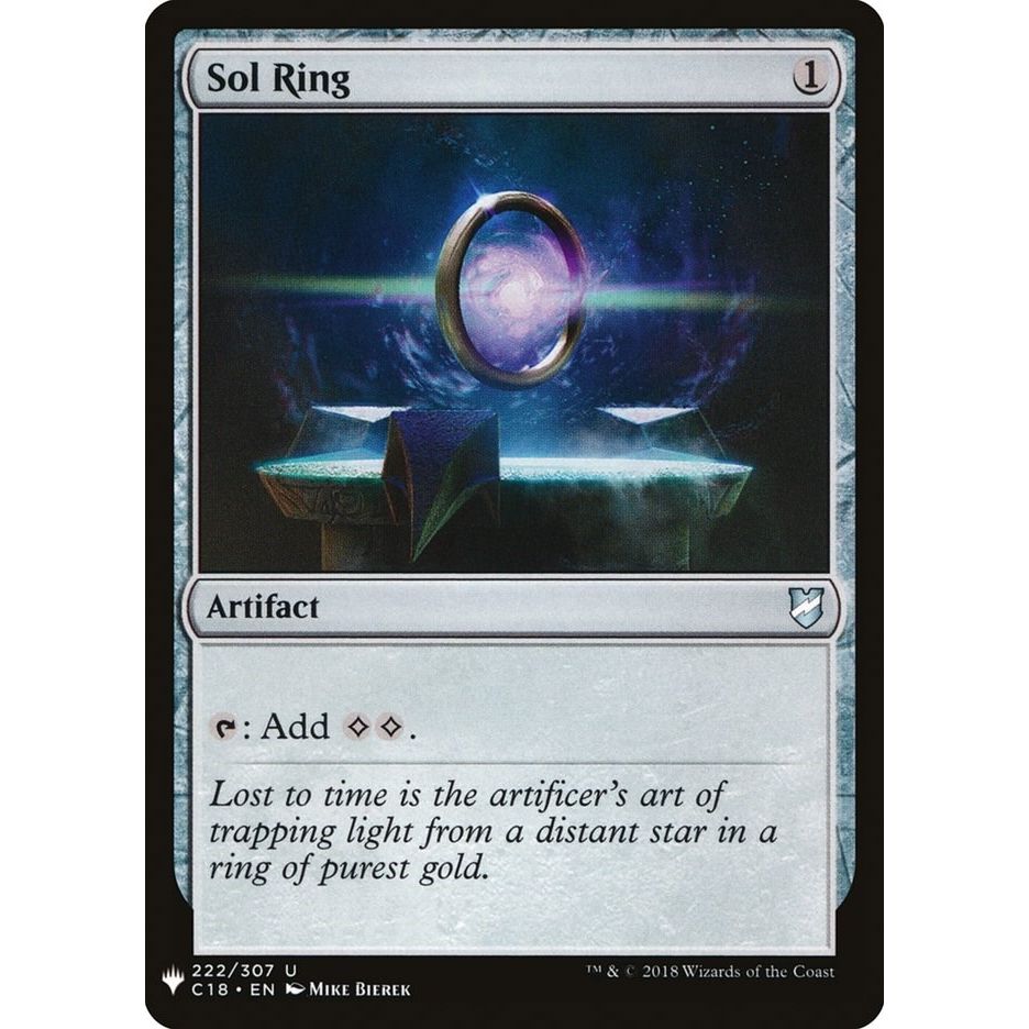 Image for Sol Ring (C18) (222/307) (LIST) - Magic: The Gathering