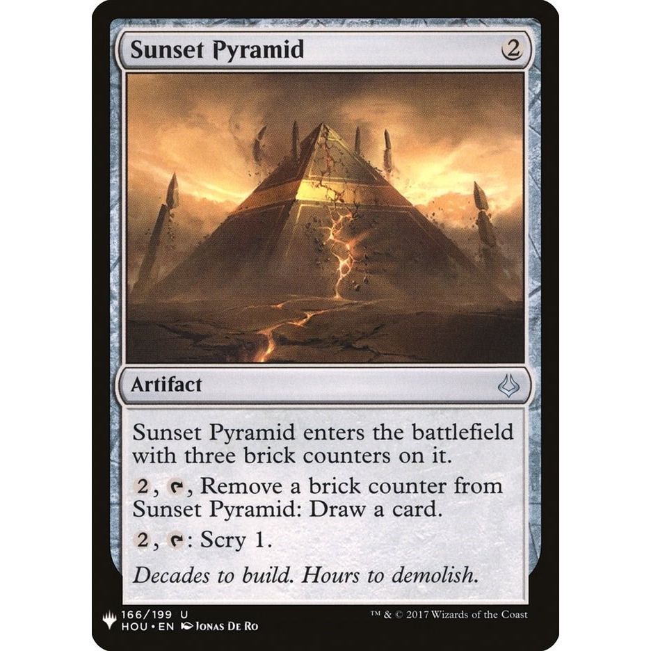 Image for Sunset Pyramid (166) (LIST) - Magic: The Gathering