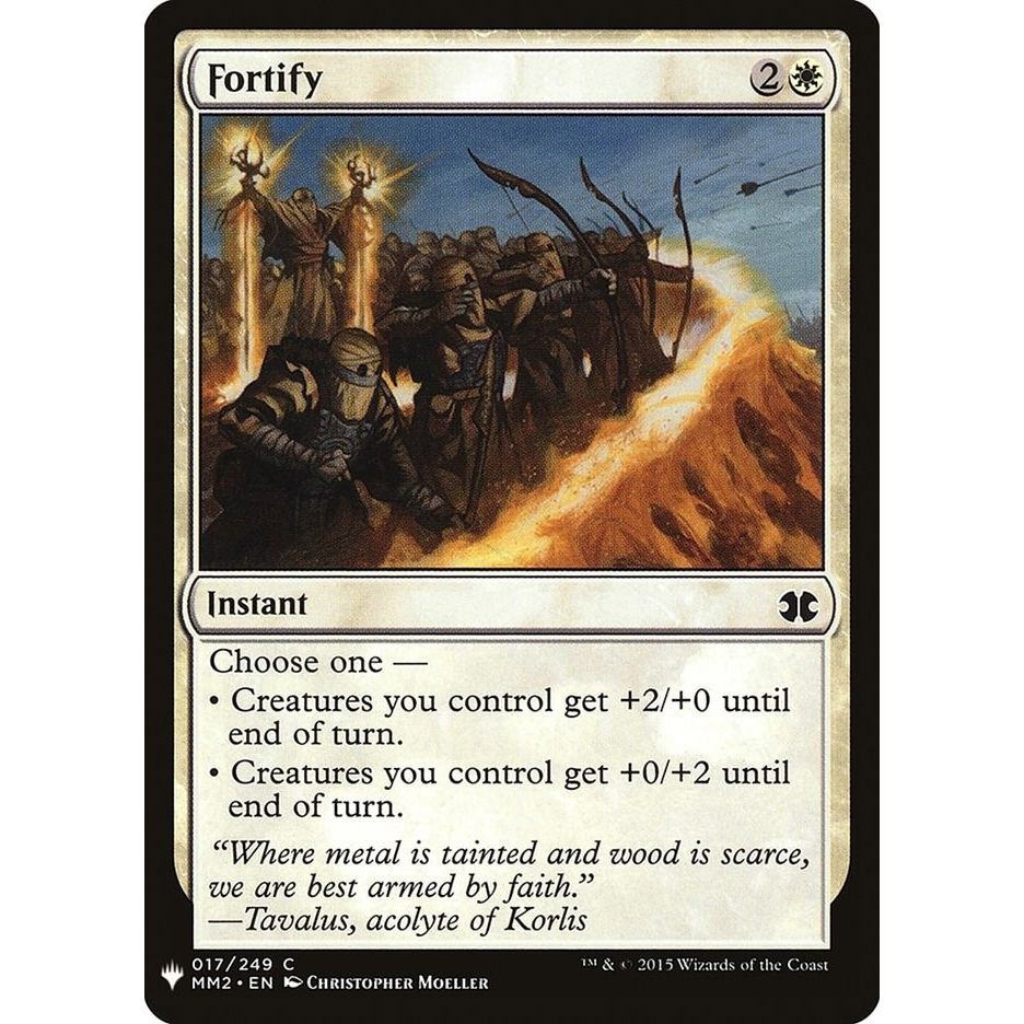 Image for Fortify (17) (LIST) - Magic: The Gathering