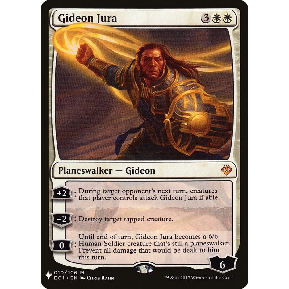 Image for Gideon Jura (010/106) (LIST) - Magic: The Gathering