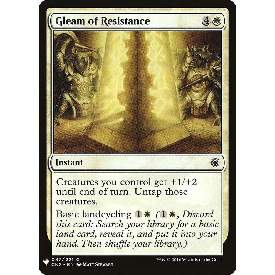 Image for Gleam of Resistance (87) (LIST) - Magic: The Gathering