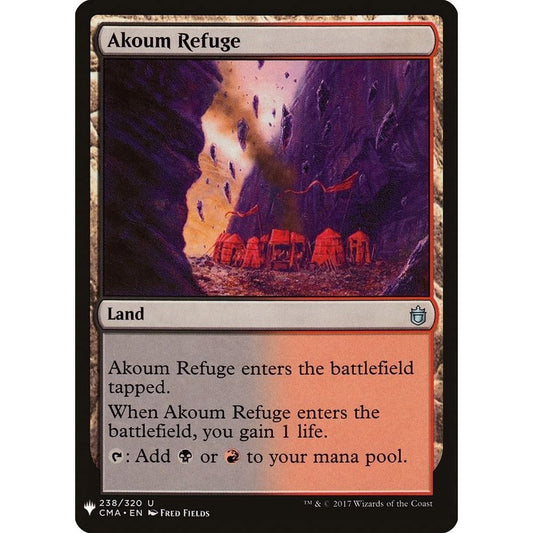 Image for Akoum Refuge (238) (LIST) - Magic: The Gathering