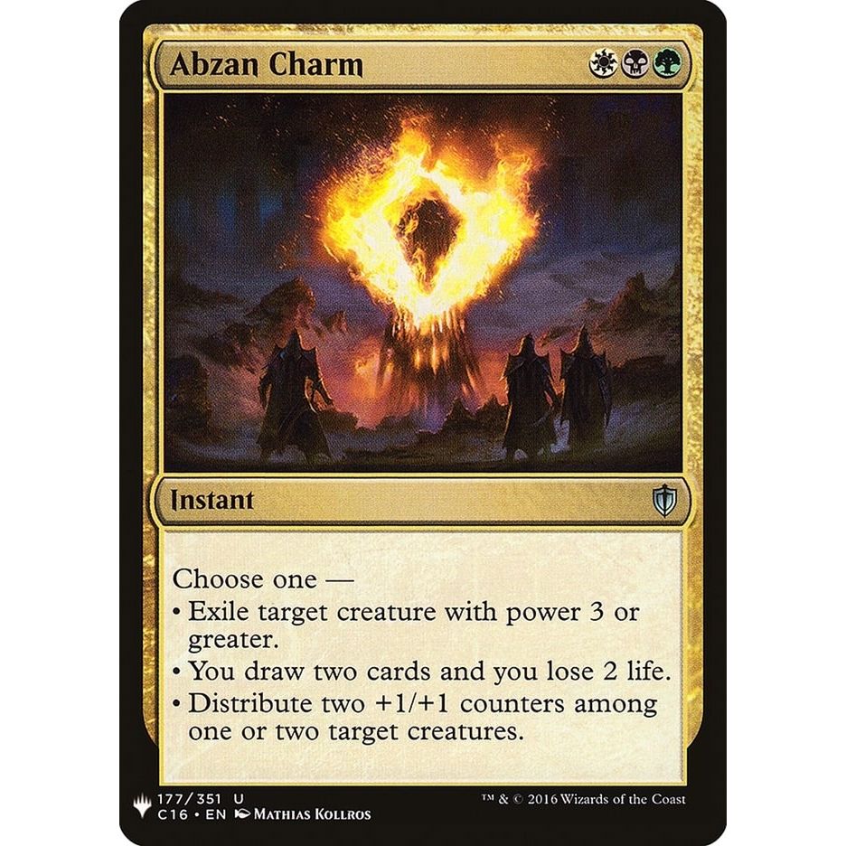 Image for Abzan Charm (177) (LIST) - Magic: The Gathering