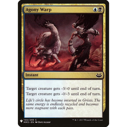 Image for Agony Warp (150) (LIST) - Magic: The Gathering