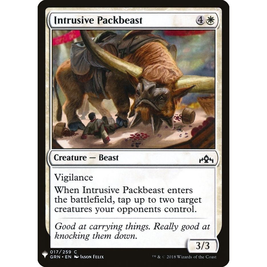 Image for Intrusive Packbeast (17) (LIST) - Magic: The Gathering