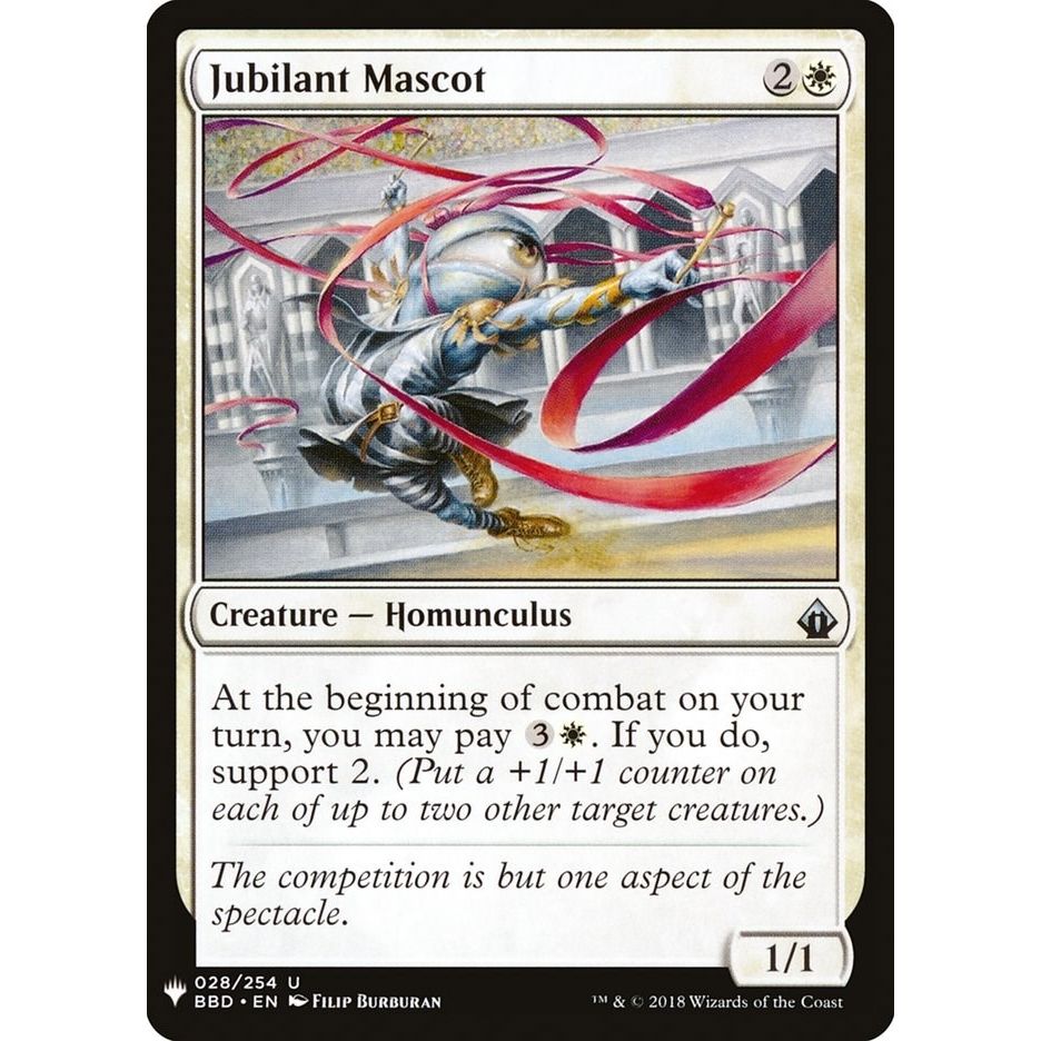 Image for Jubilant Mascot (28) (LIST) - Magic: The Gathering