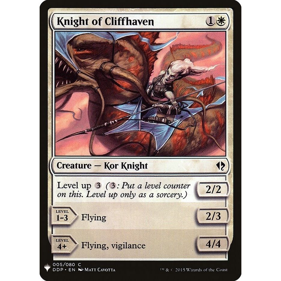Image for Knight of Cliffhaven (5) (LIST) - Magic: The Gathering