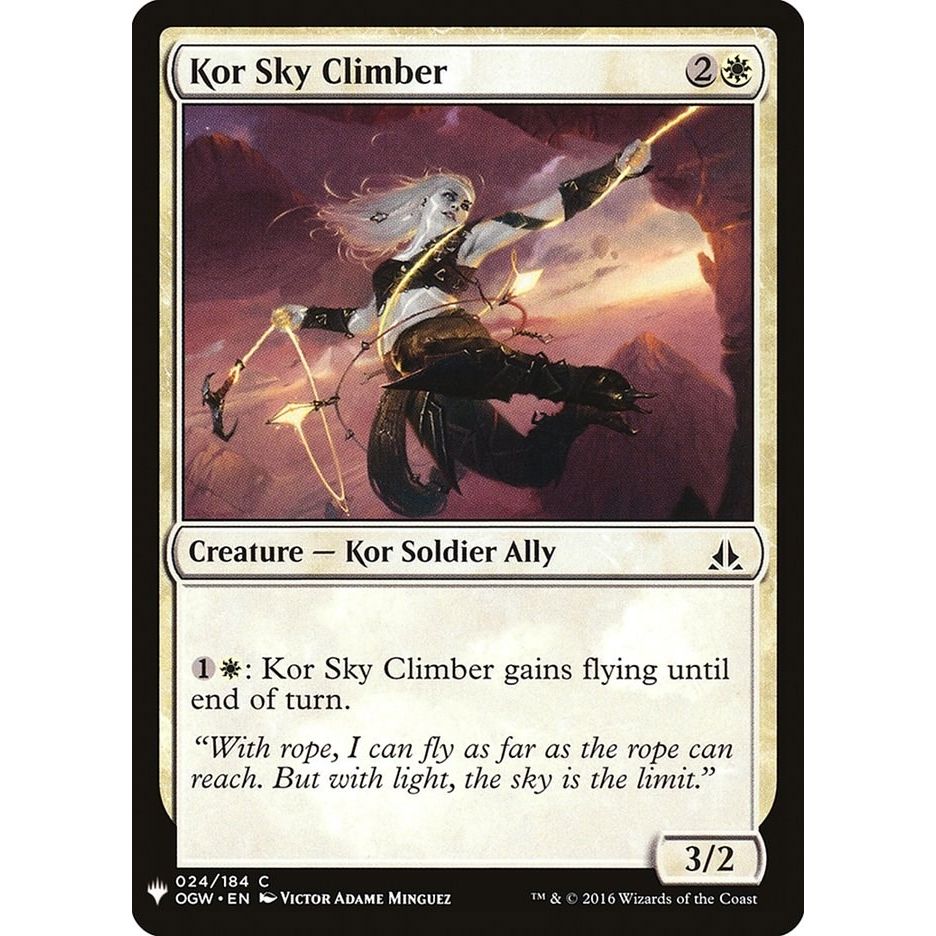 Image for Kor Sky Climber (24) (LIST) - Magic: The Gathering