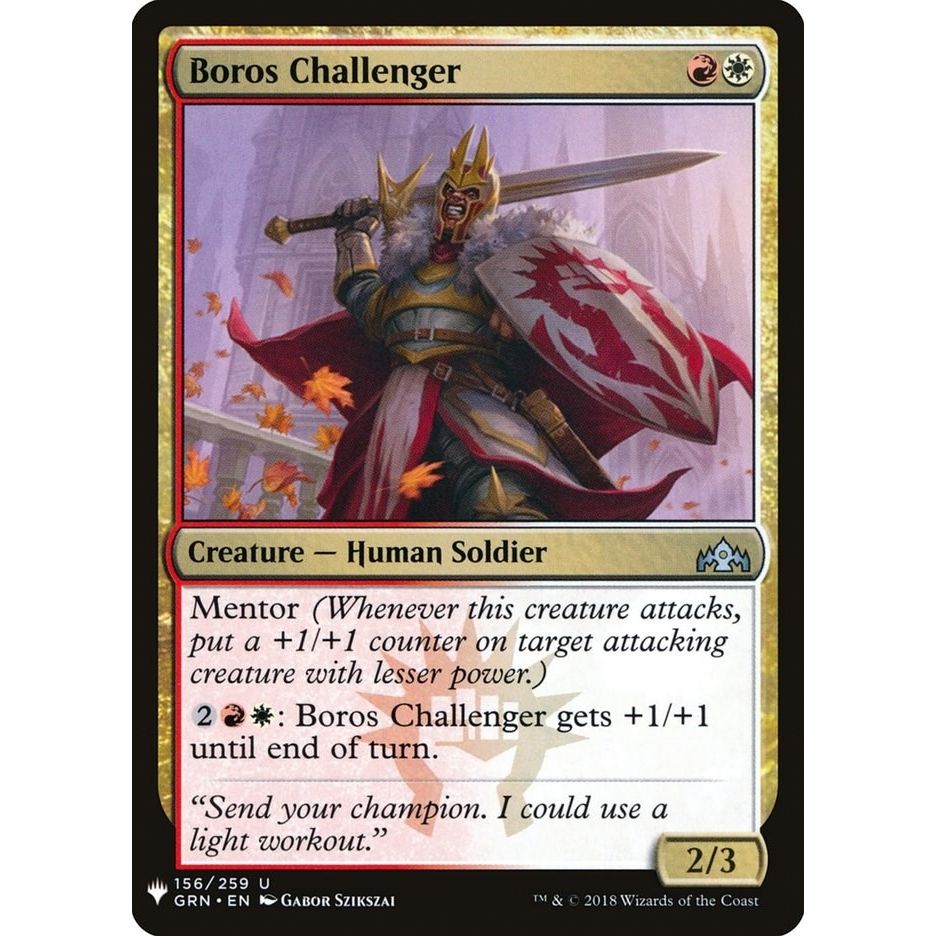 Image for Boros Challenger (156) (LIST) - Magic: The Gathering