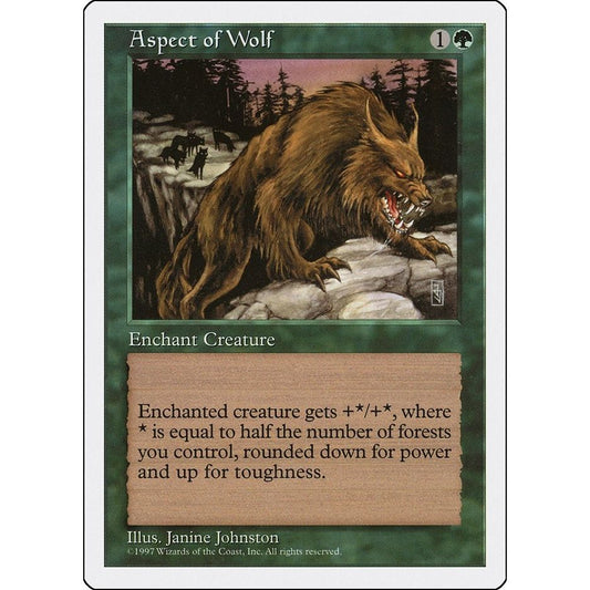 Image for Aspect of Wolf (5ED) - Magic: The Gathering