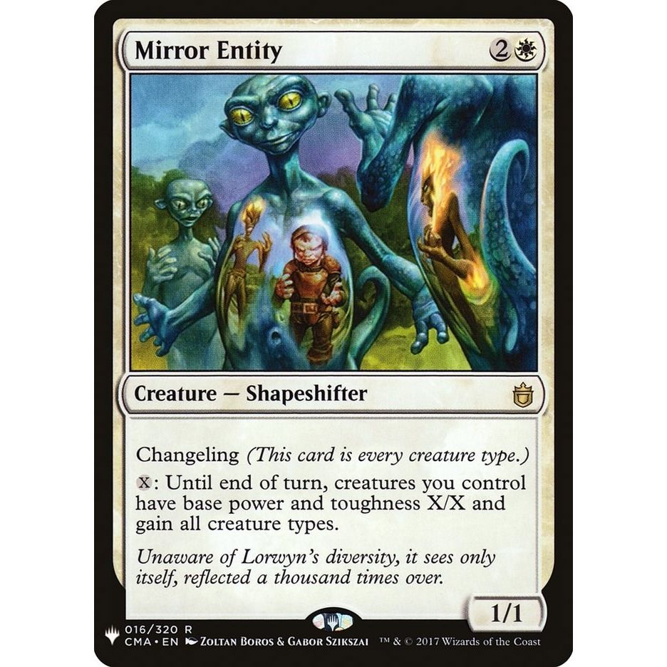 Image for Mirror Entity (CMA) (016/320) (LIST) - Magic: The Gathering