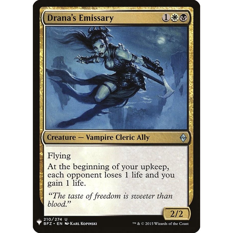 Image for Drana's Emissary (210) (LIST) - Magic: The Gathering