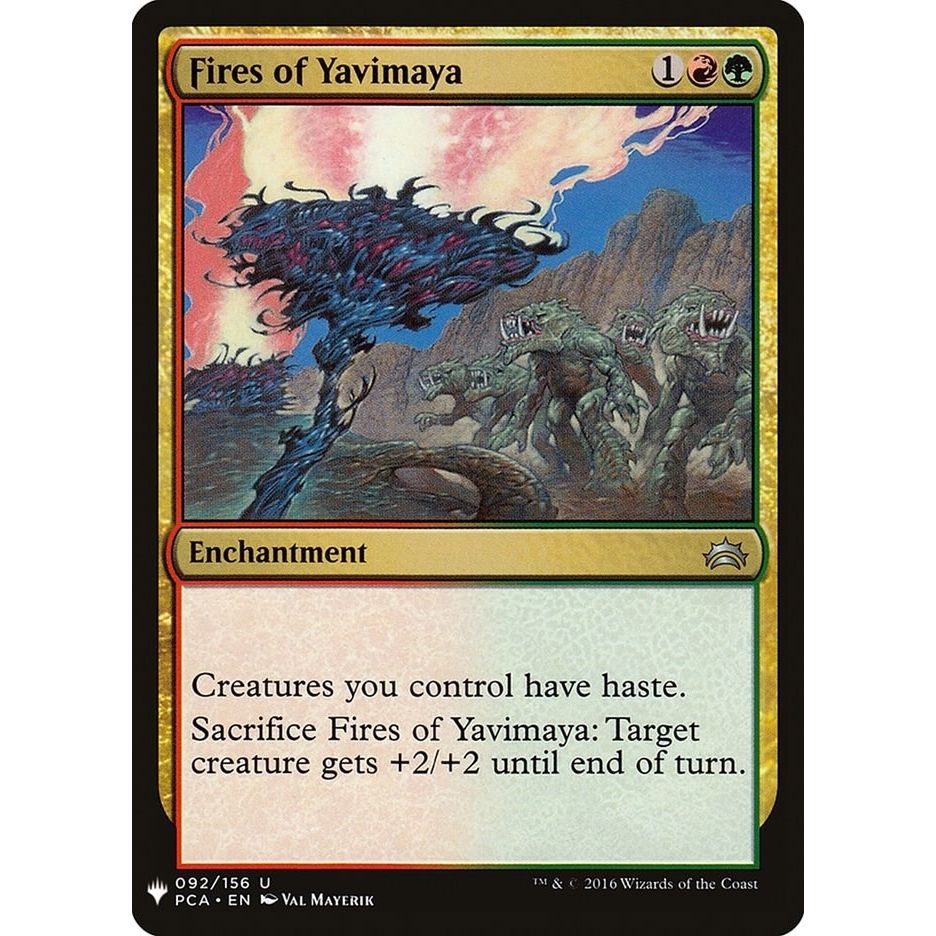 Image for Fires of Yavimaya (92) (LIST) - Magic: The Gathering