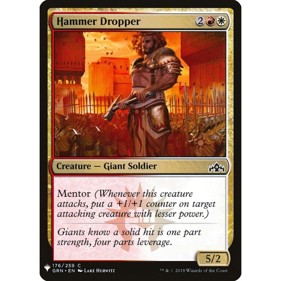 Image for Hammer Dropper (176) (LIST) - Magic: The Gathering