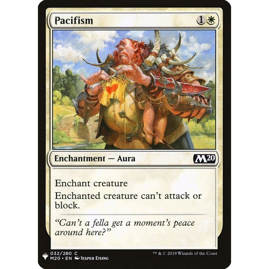 Image for Pacifism (32) (LIST) - Magic: The Gathering