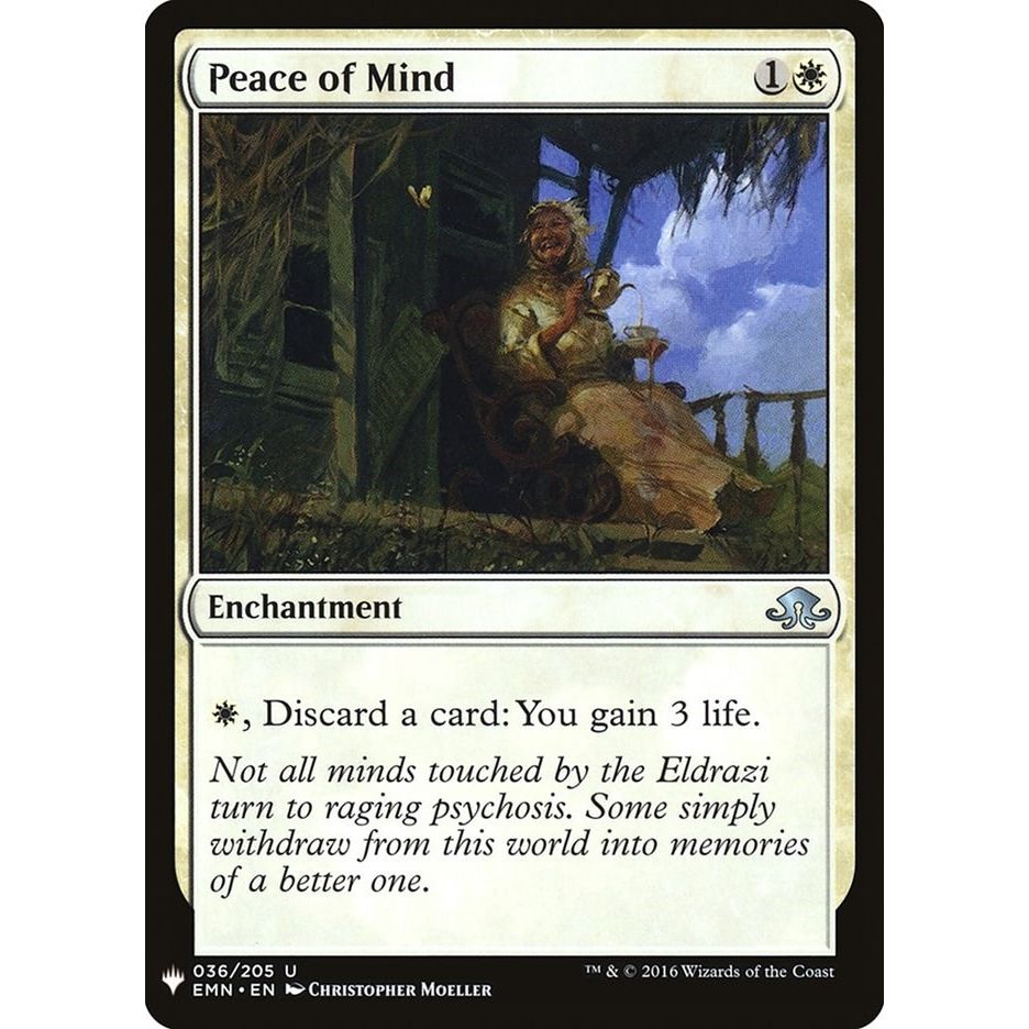 Image for Peace of Mind (36) (LIST) - Magic: The Gathering