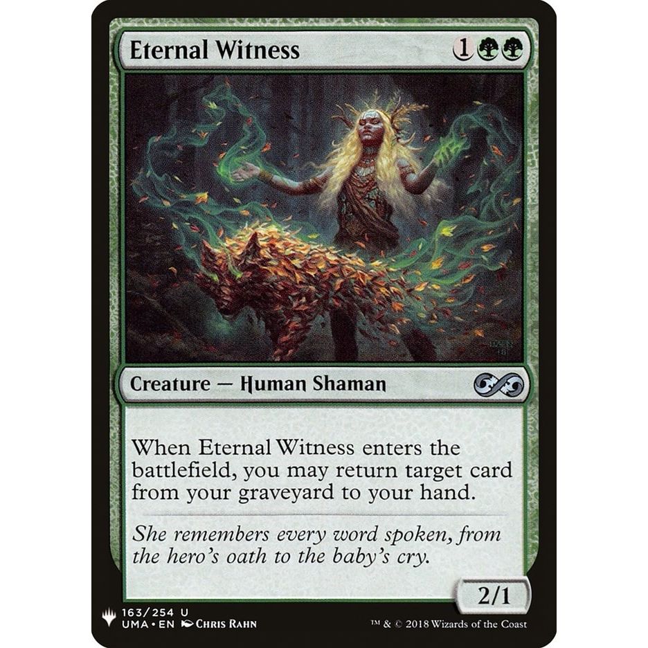 Image for Eternal Witness (UMA) (163) (LIST) - Magic: The Gathering