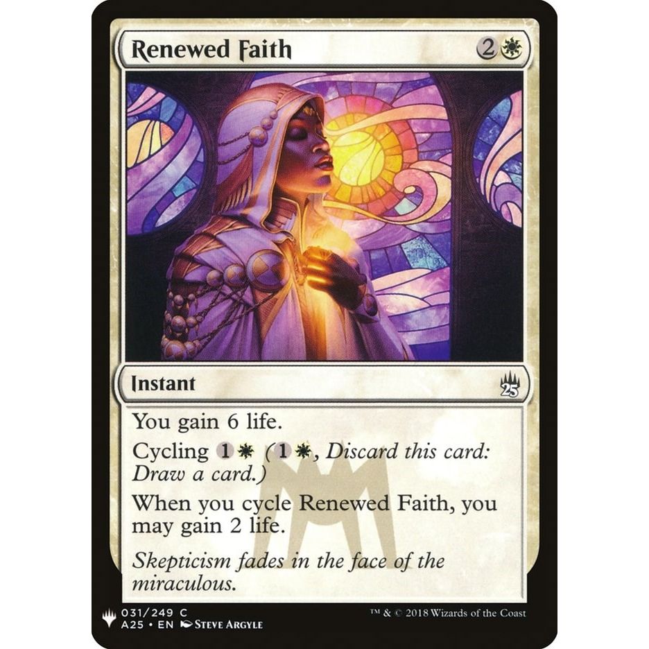 Image for Renewed Faith (31) (LIST) - Magic: The Gathering
