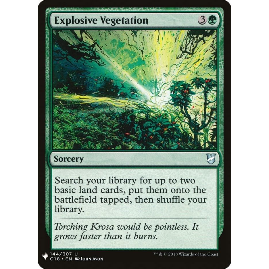 Image for Explosive Vegetation (144) (LIST) - Magic: The Gathering