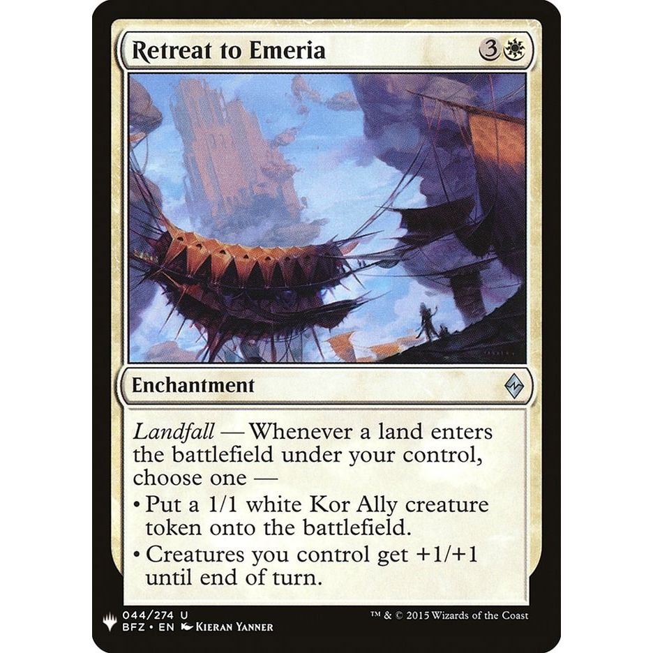 Image for Retreat to Emeria (44) (LIST) - Magic: The Gathering