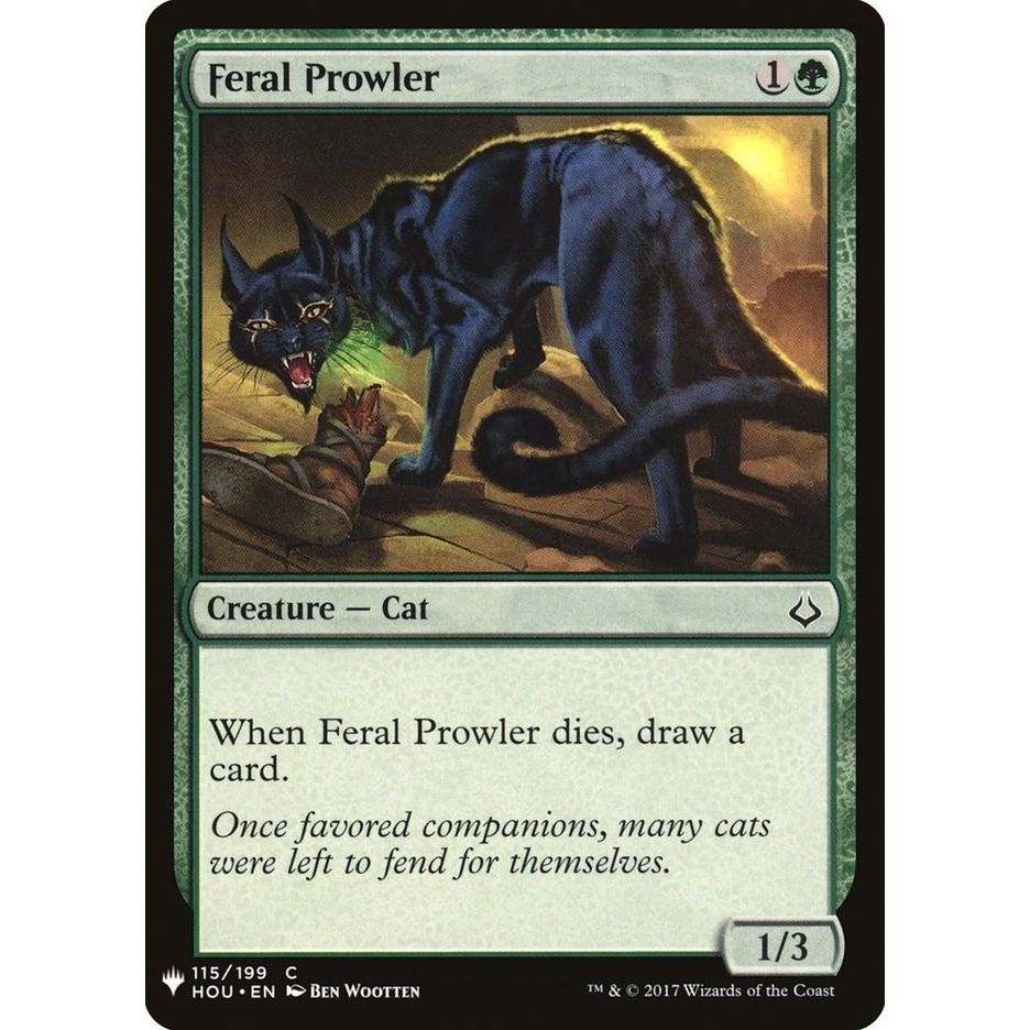 Image for Feral Prowler (115) (LIST) - Magic: The Gathering