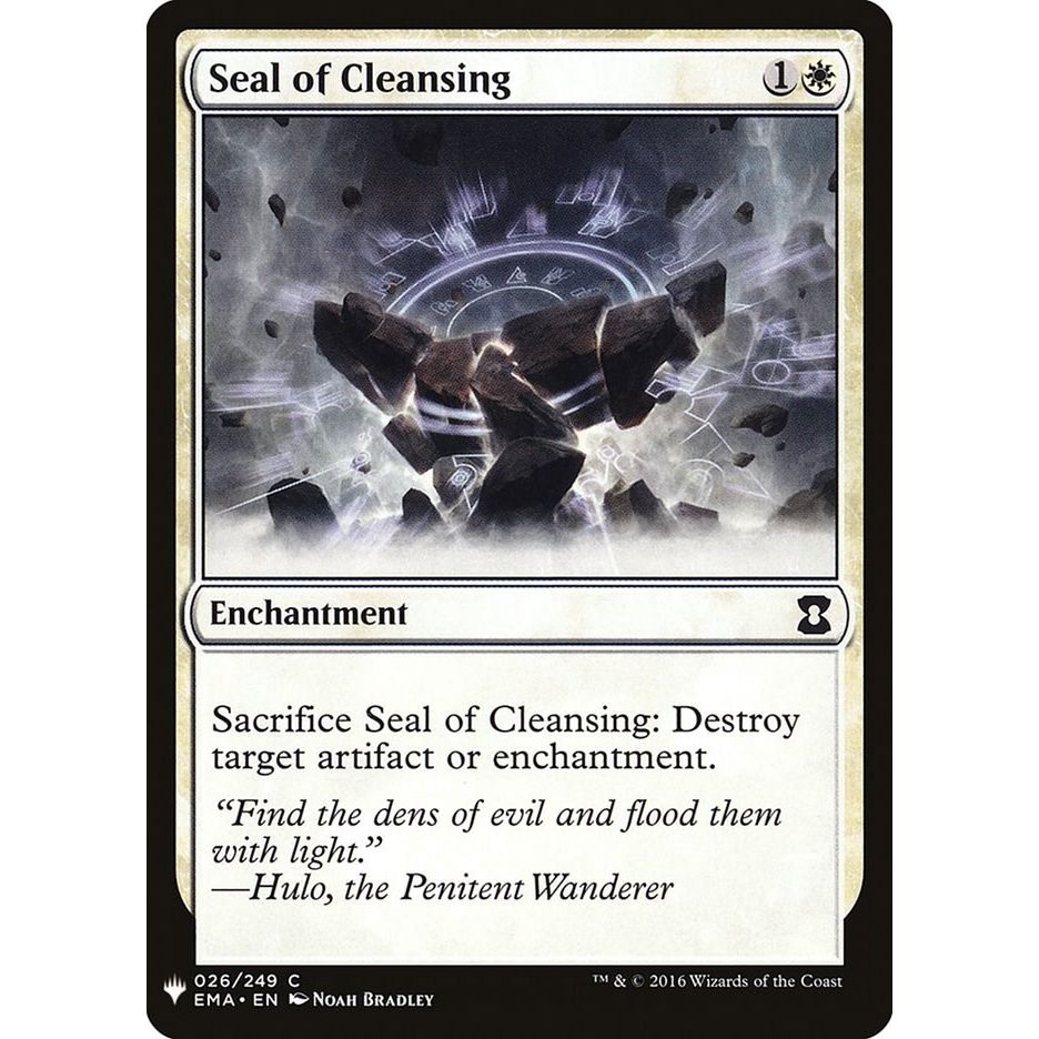 Image for Seal of Cleansing (26) (LIST) - Magic: The Gathering