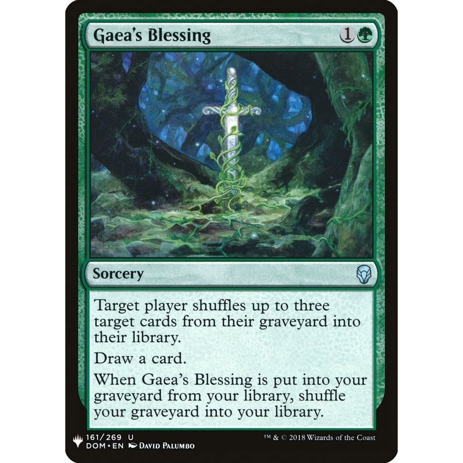 Image for Gaea's Blessing (161) (LIST) - Magic: The Gathering