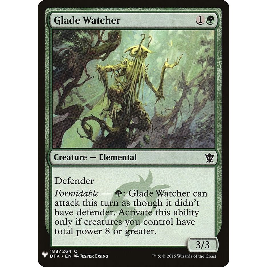 Image for Glade Watcher (188) (LIST) - Magic: The Gathering