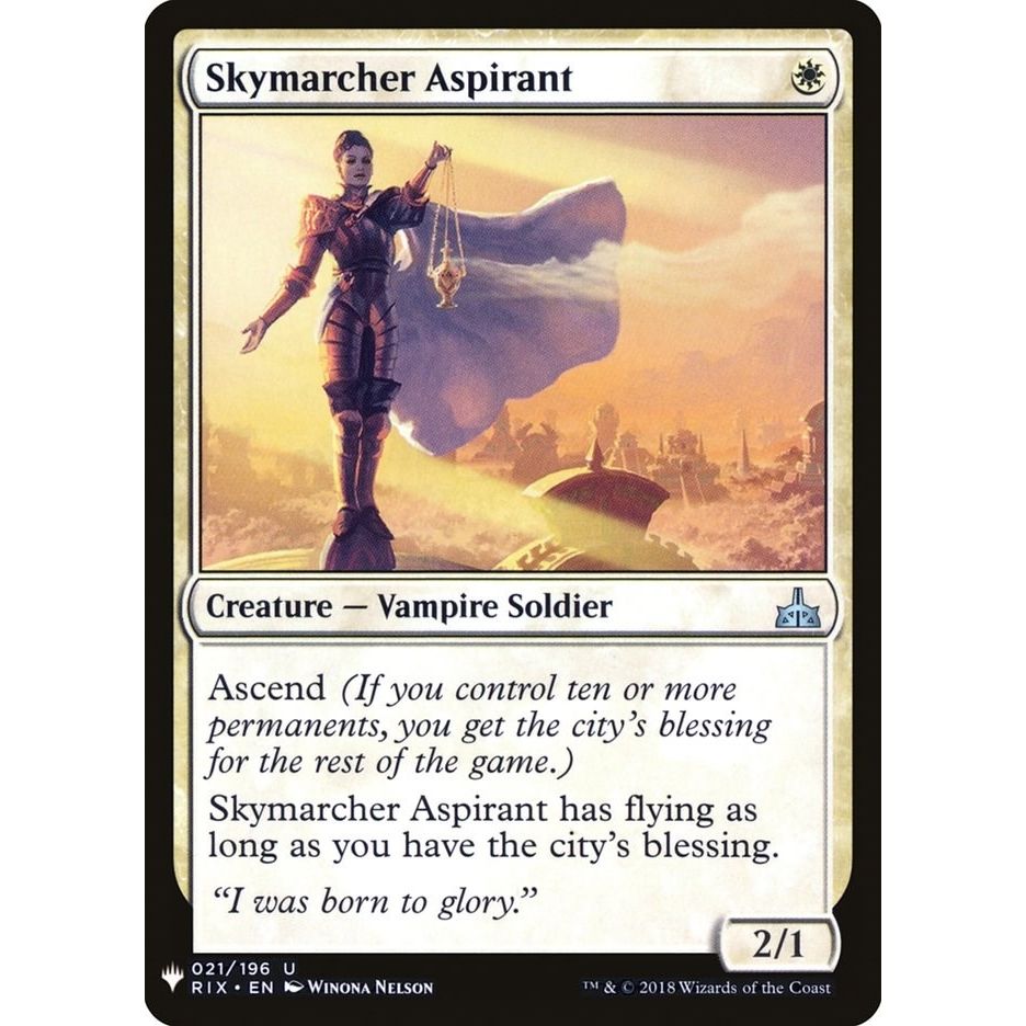 Image for Skymarcher Aspirant (21) (LIST) - Magic: The Gathering