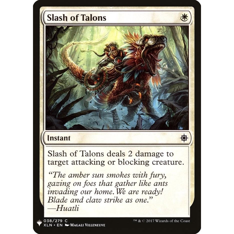 Image for Slash of Talons (38) (LIST) - Magic: The Gathering