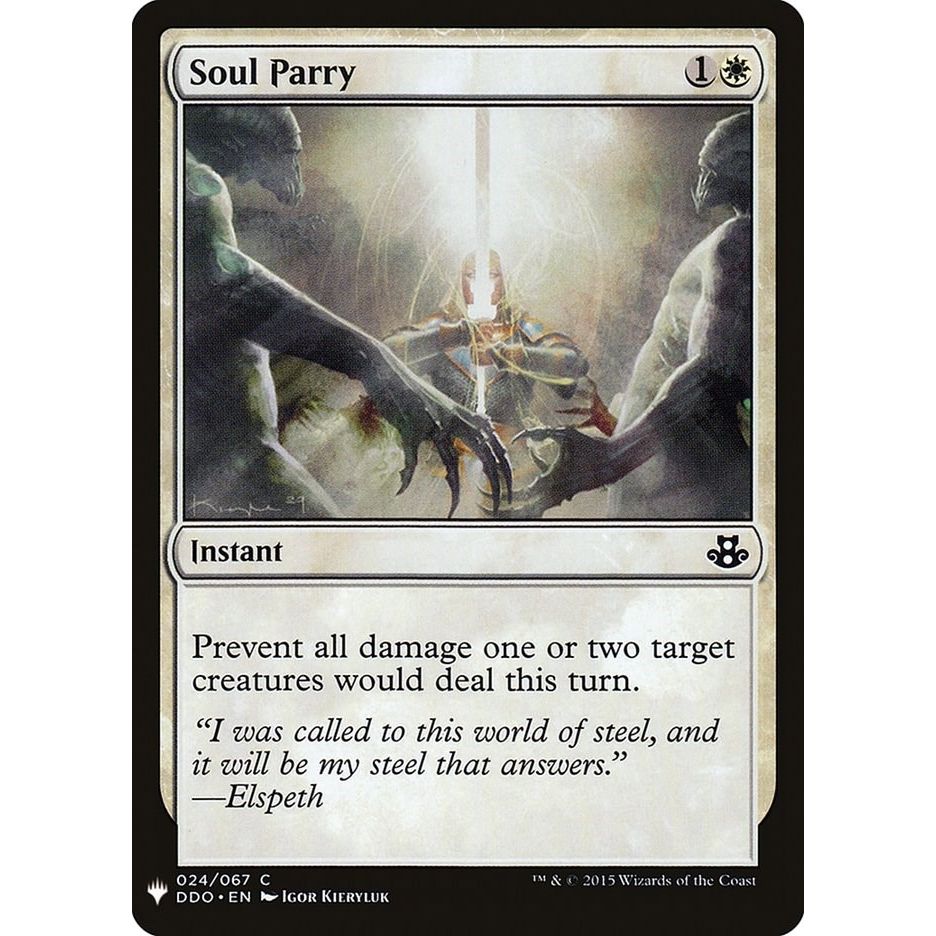 Image for Soul Parry (24) (LIST) - Magic: The Gathering