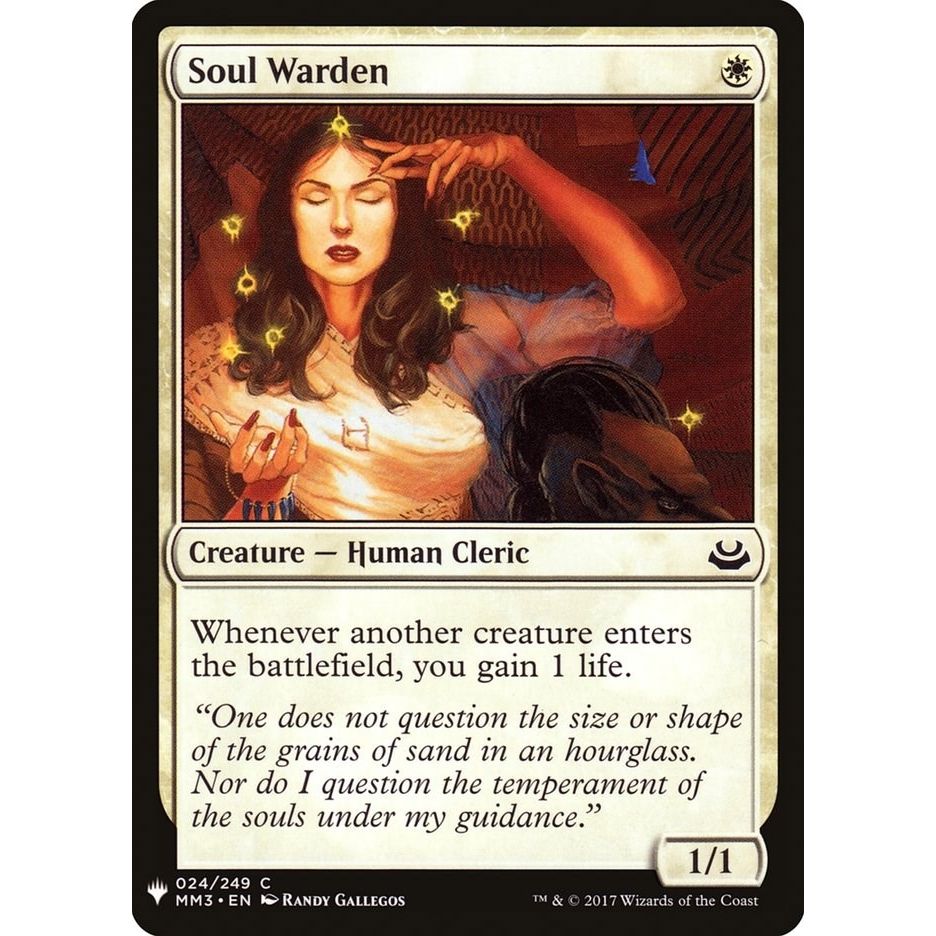 Image for Soul Warden (24) (LIST) - Magic: The Gathering