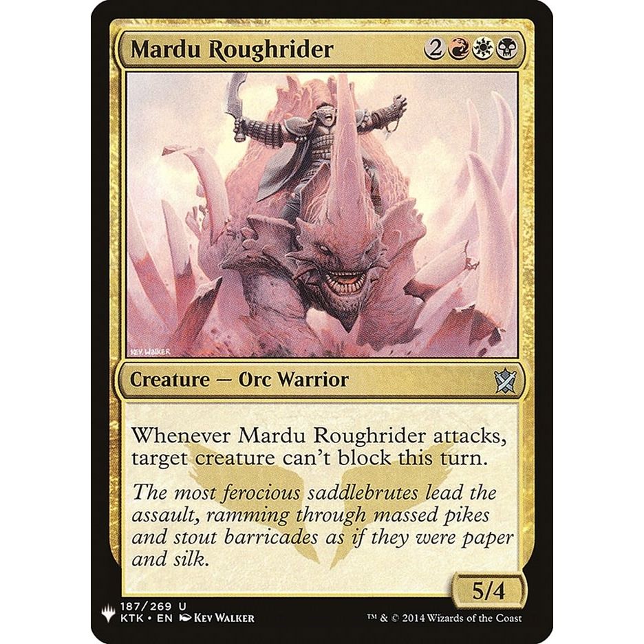 Image for Mardu Roughrider (187) (LIST) - Magic: The Gathering