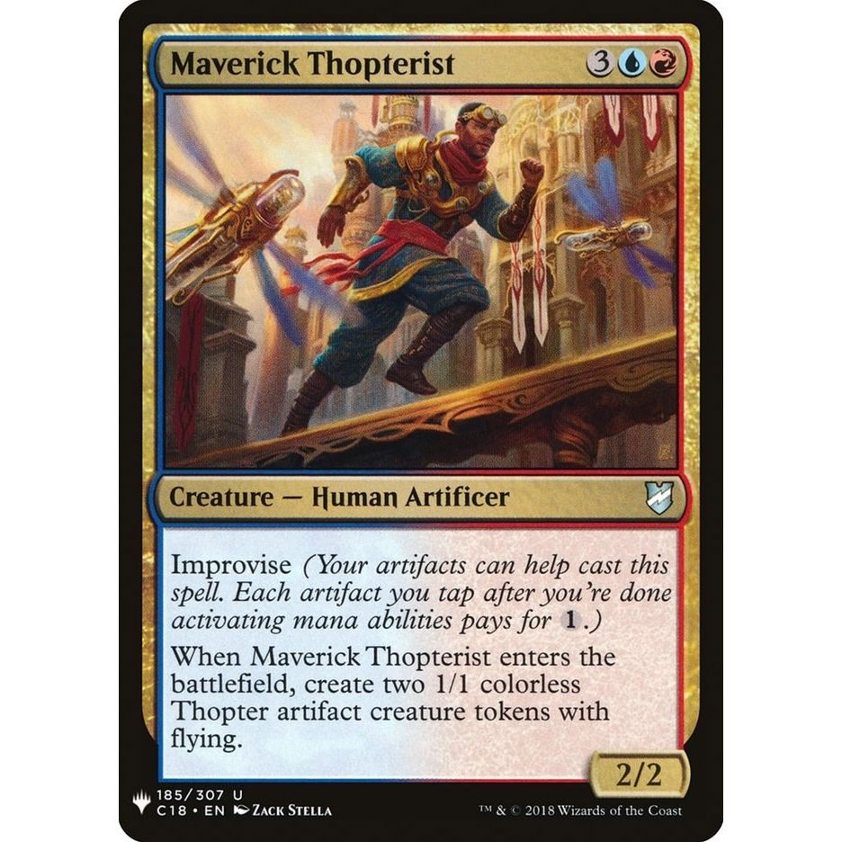 Image for Maverick Thopterist (C18) (185) (LIST) - Magic: The Gathering