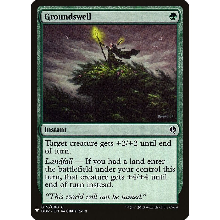 Image for Groundswell (15) (LIST) - Magic: The Gathering