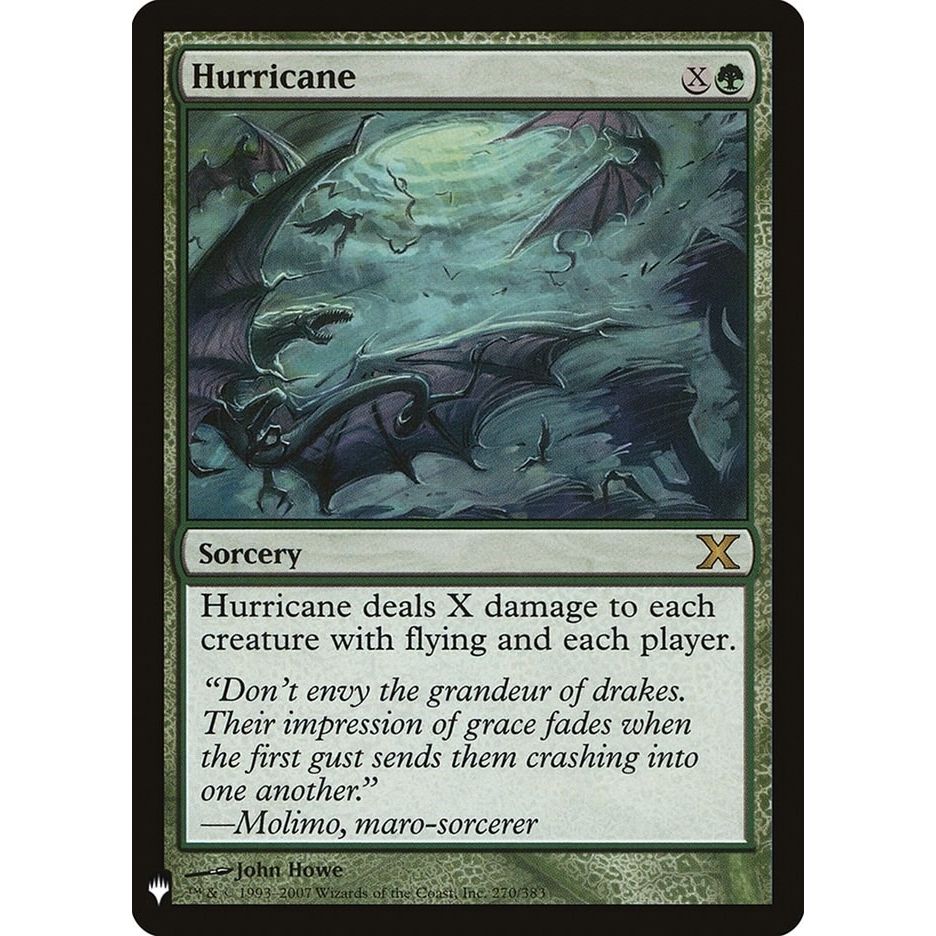 Image for Hurricane (270/383) (LIST) - Magic: The Gathering