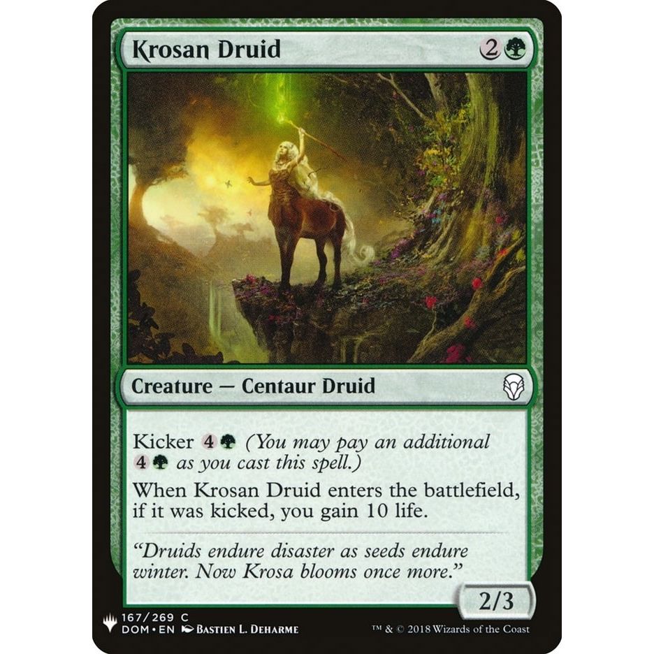 Image for Krosan Druid (167) (LIST) - Magic: The Gathering