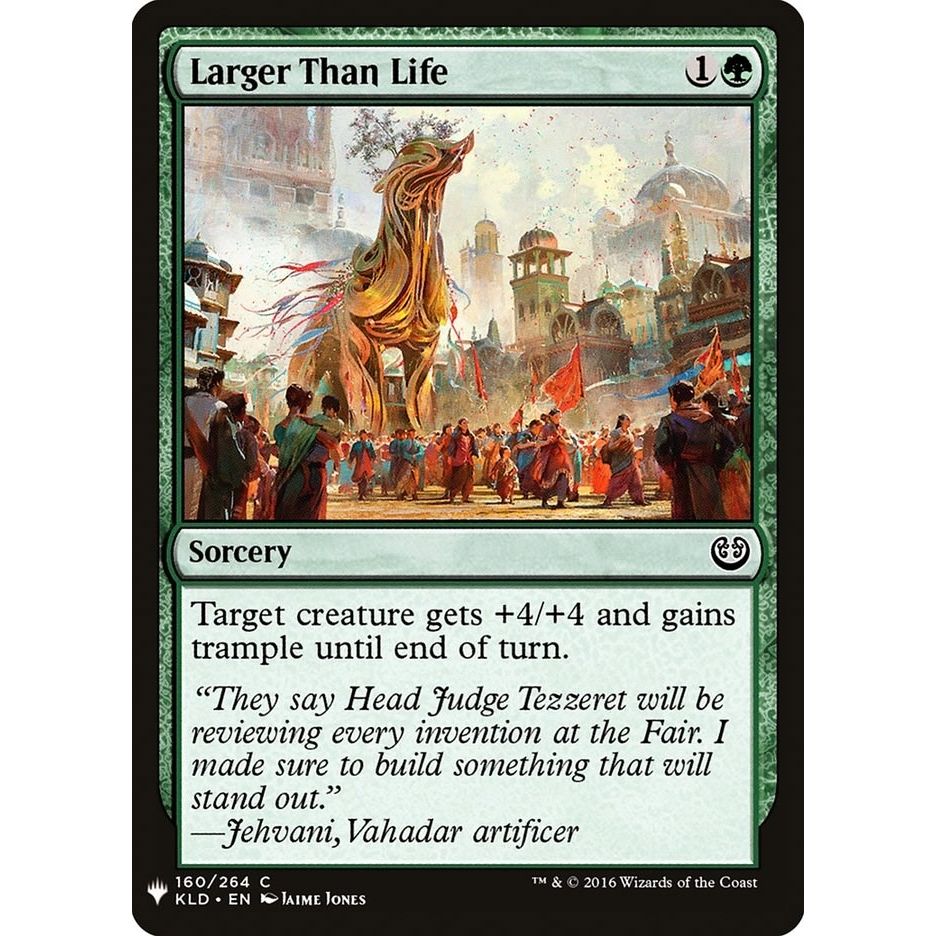 Image for Larger Than Life (160) (LIST) - Magic: The Gathering