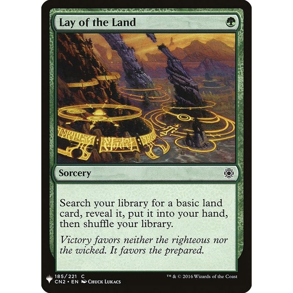 Image for Lay of the Land (185) (LIST) - Magic: The Gathering